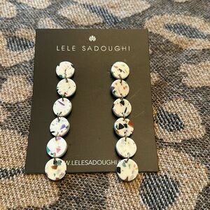 Lele Sadoughi Circle Garland Earrings